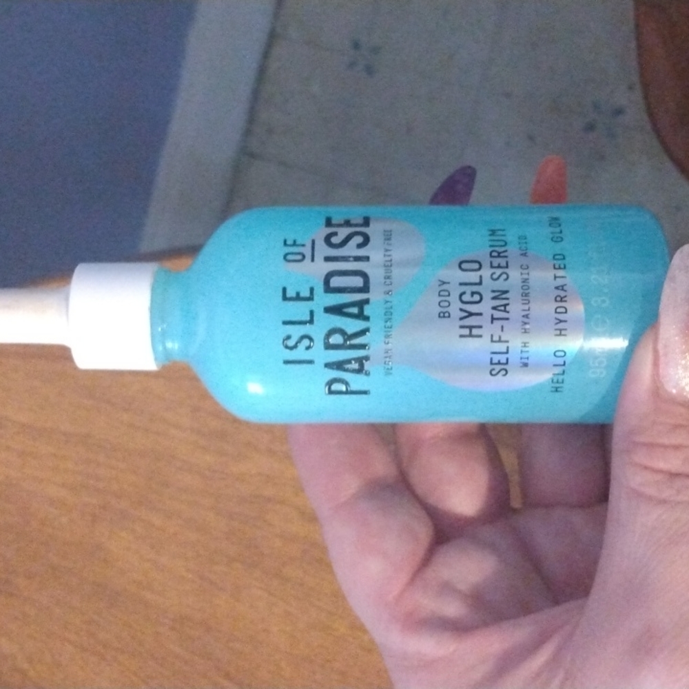 Body tanning serum